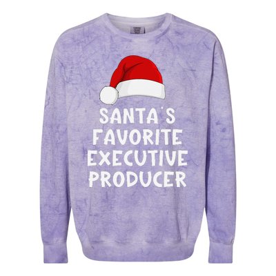 Christmas SantaS Favorite Game Developer Pajama Designer Colorblast Crewneck Sweatshirt