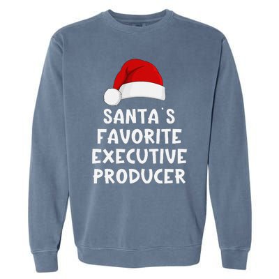 Christmas SantaS Favorite Game Developer Pajama Designer Garment-Dyed Sweatshirt