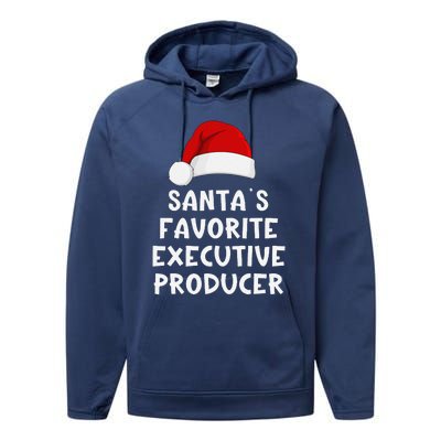 Christmas SantaS Favorite Game Developer Pajama Designer Performance Fleece Hoodie