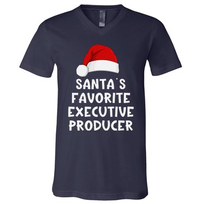 Christmas SantaS Favorite Game Developer Pajama Designer V-Neck T-Shirt