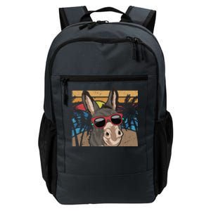 Cool Sunglasses Farm Animal Tropical Retro Donkey Gift Daily Commute Backpack