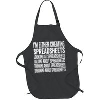 Creating Spreadsheet For That Office Worker Full-Length Apron With Pockets