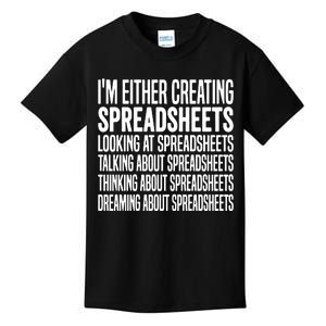 Creating Spreadsheet For That Office Worker Kids T-Shirt