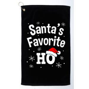 Christmas Santas Favorite Ho Adult Naughty Pajama Platinum Collection Golf Towel