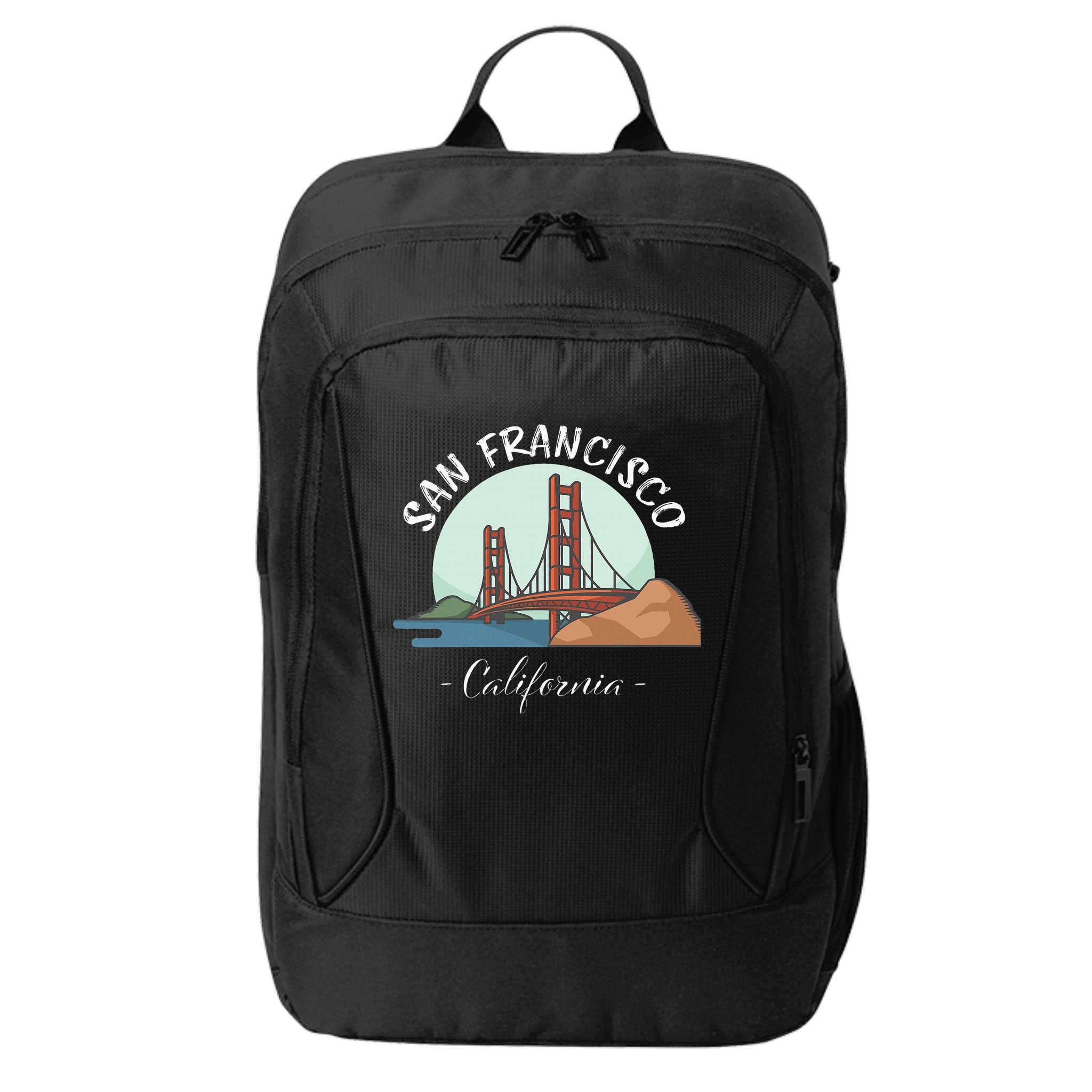California San Francisco Gift Golden Gate Bridge Souvenir City Backpack