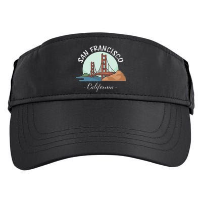 California San Francisco Gift Golden Gate Bridge Souvenir Adult Drive Performance Visor
