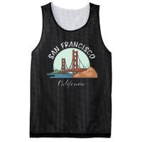 California San Francisco Gift Golden Gate Bridge Souvenir Mesh Reversible Basketball Jersey Tank