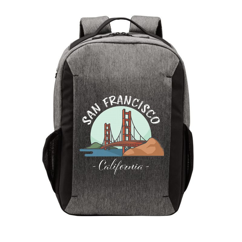California San Francisco Gift Golden Gate Bridge Souvenir Vector Backpack