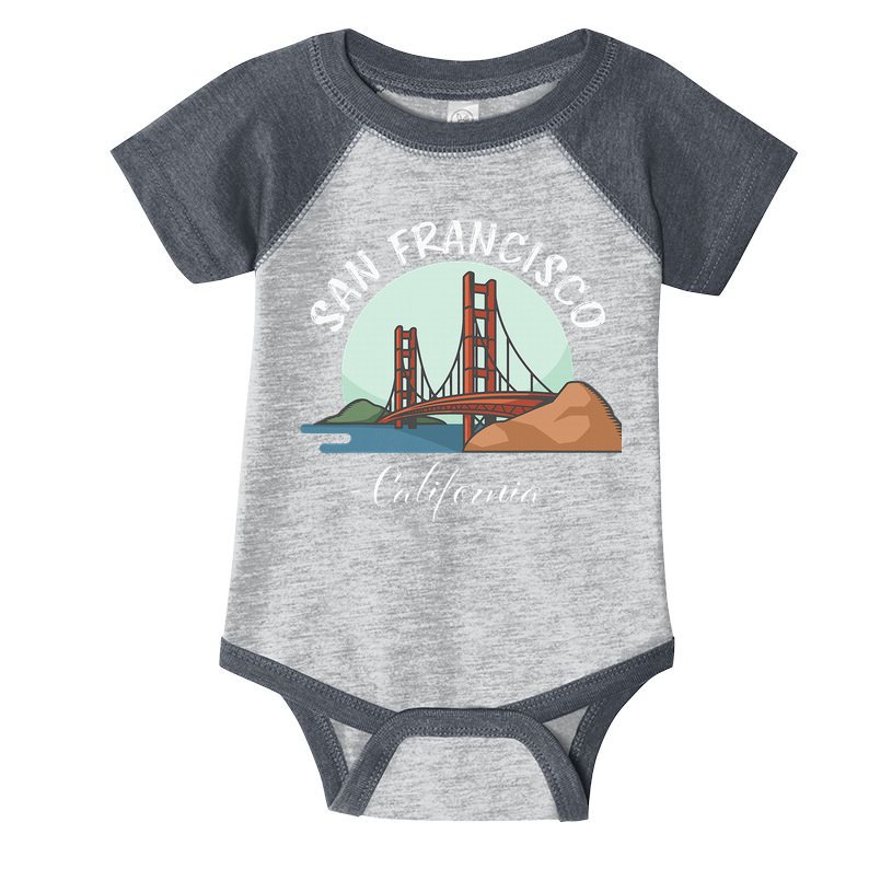 California San Francisco Gift Golden Gate Bridge Souvenir Infant Baby Jersey Bodysuit