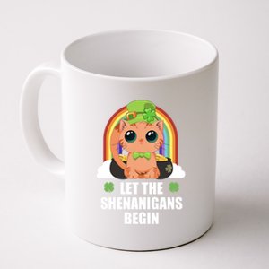 Cat Shenanigans Funny St Patricks Day Meaningful Gift Coffee Mug