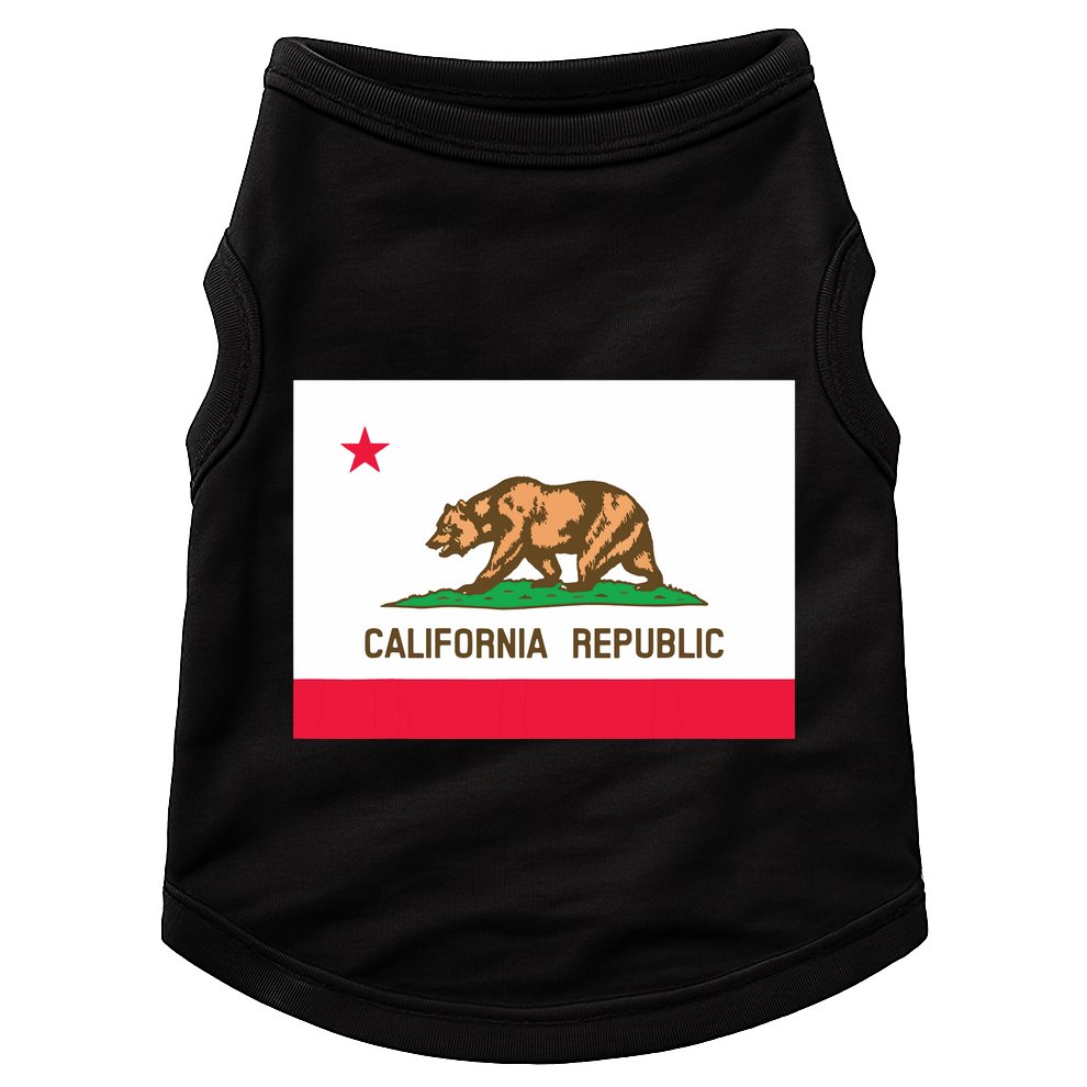 California State Flag T Doggie Tank