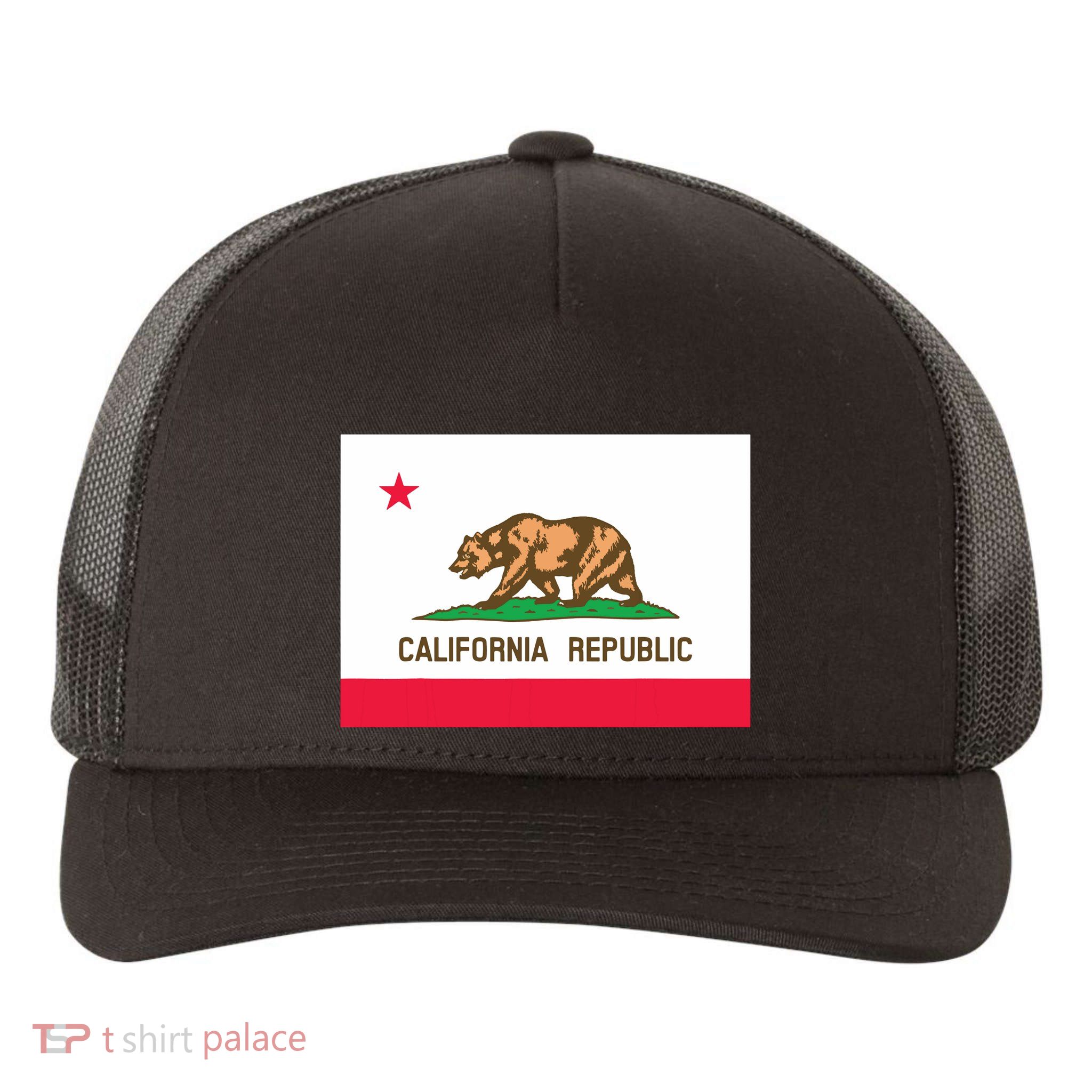 California State Flag T Yupoong Adult 5-Panel Trucker Hat