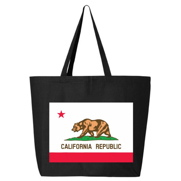 California State Flag T 25L Jumbo Tote