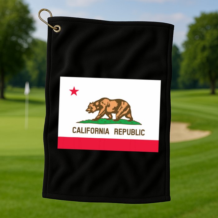 California State Flag T Golf Towel