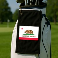 California State Flag T Golf Towel