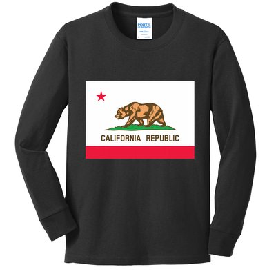 California State Flag T Kids Long Sleeve Shirt