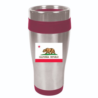 California State Flag T 16oz Travel Tumbler