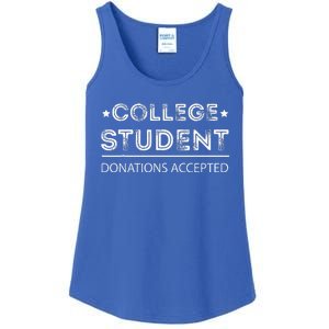 College Student Funny Studying Student Ladies Essential Tank