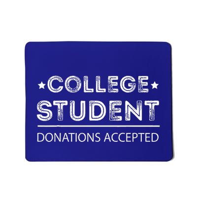 College Student Funny Studying Student Mousepad