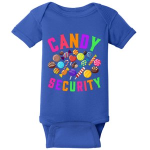 Candy Security Funny Halloween Costume Party Baby Bodysuit