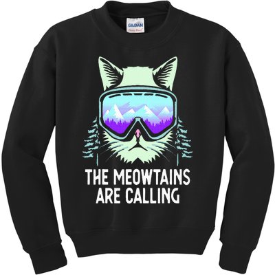 Cool Snowboard For  Ski Lover Mountain Skier Kids Sweatshirt