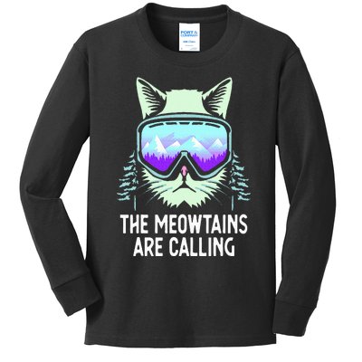 Cool Snowboard For  Ski Lover Mountain Skier Kids Long Sleeve Shirt