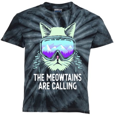 Cool Snowboard For  Ski Lover Mountain Skier Kids Tie-Dye T-Shirt