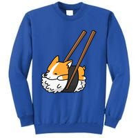 Corgi Sushi Funny Dog Gift Tall Sweatshirt