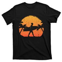 Cool Surfer For Wo Sunset Beach Surfing Retro Surf T-Shirt