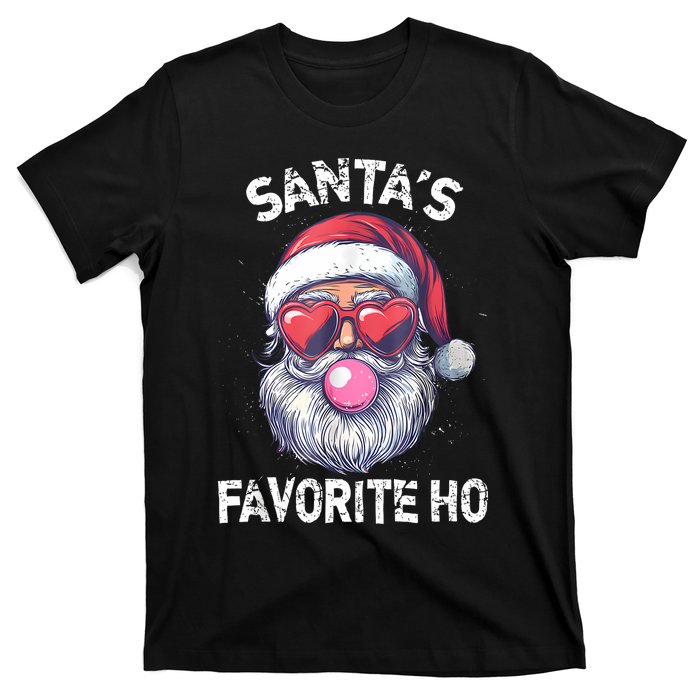 Christmas SantaS Favorite Ho Funny Santa Claus Cute Xmas T-Shirt