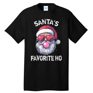 Christmas SantaS Favorite Ho Funny Santa Claus Cute Xmas Tall T-Shirt