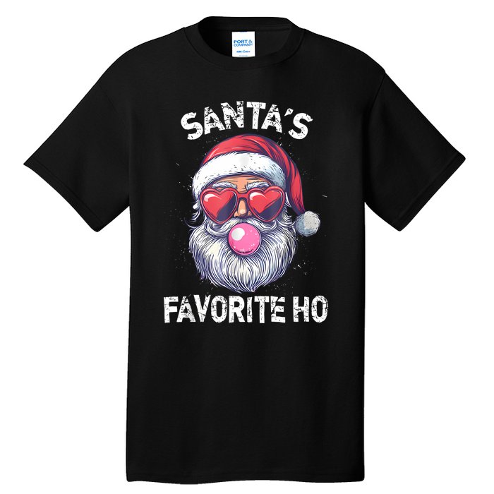 Christmas SantaS Favorite Ho Funny Santa Claus Cute Xmas Tall T-Shirt