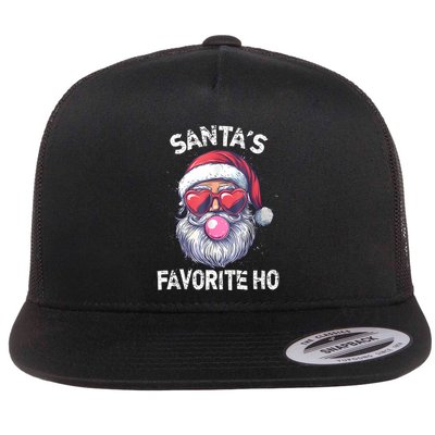 Christmas SantaS Favorite Ho Funny Santa Claus Cute Xmas Flatbill Hat