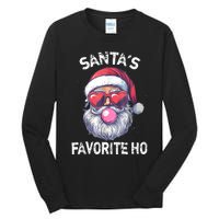 Christmas SantaS Favorite Ho Funny Santa Claus Cute Xmas Tall Long Sleeve T-Shirt