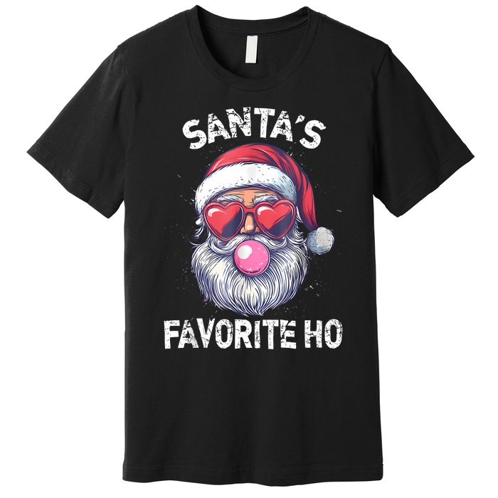 Christmas SantaS Favorite Ho Funny Santa Claus Cute Xmas Premium T-Shirt