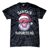 Christmas SantaS Favorite Ho Funny Santa Claus Cute Xmas Tie-Dye T-Shirt