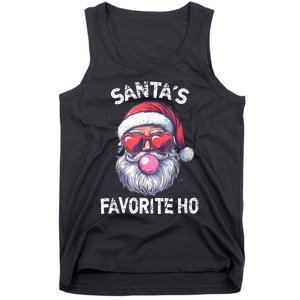 Christmas SantaS Favorite Ho Funny Santa Claus Cute Xmas Tank Top