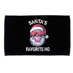 Christmas SantaS Favorite Ho Funny Santa Claus Cute Xmas Microfiber Hand Towel