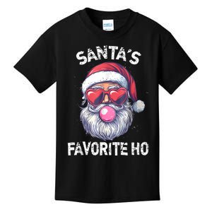 Christmas SantaS Favorite Ho Funny Santa Claus Cute Xmas Kids T-Shirt