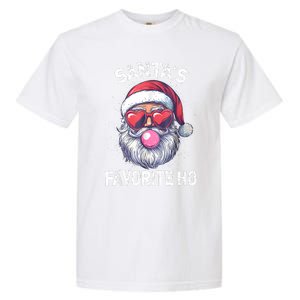 Christmas SantaS Favorite Ho Funny Santa Claus Cute Xmas Garment-Dyed Heavyweight T-Shirt