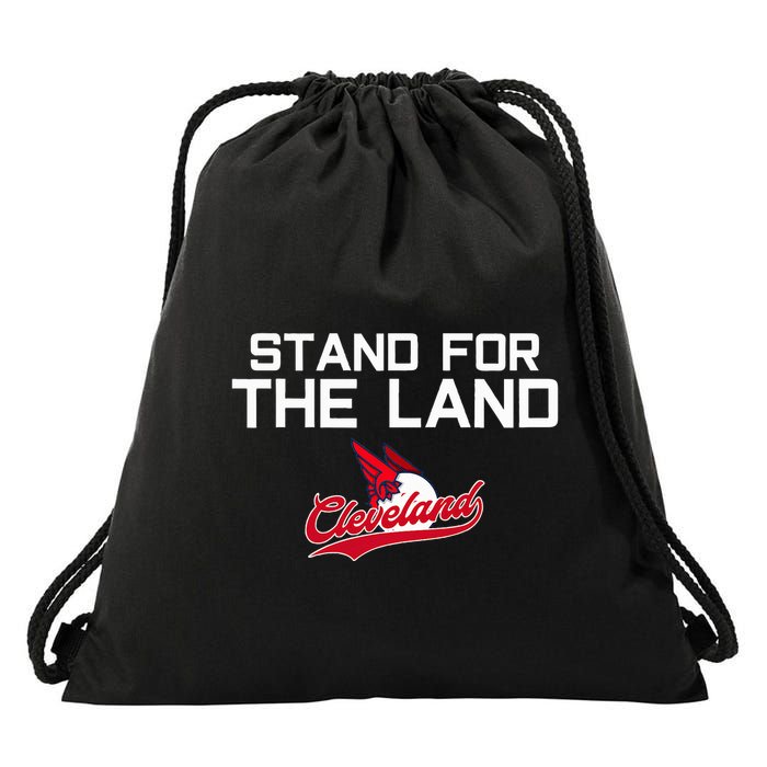 Cleveland Stand For The Land Drawstring Bag