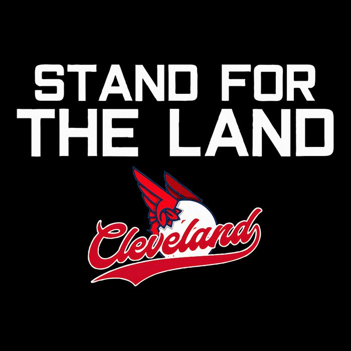 Cleveland Stand For The Land Drawstring Bag