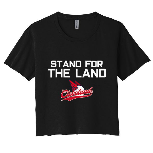 Cleveland Stand For The Land Crop Top