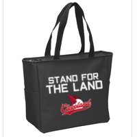 Cleveland Stand For The Land Zip Tote Bag
