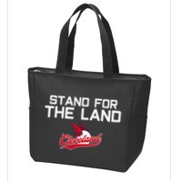 Cleveland Stand For The Land Zip Tote Bag
