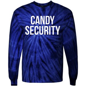 Candy Security Funny Halloween Costume For Parents Tie-Dye Long Sleeve Shirt