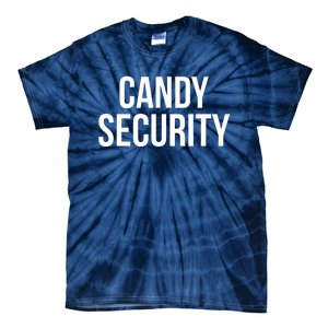 Candy Security Funny Halloween Costume For Parents Tie-Dye T-Shirt