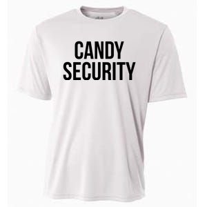 Candy Security Funny Halloween Costume For Parents Cooling Performance Crew T-Shirt