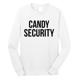 Candy Security Funny Halloween Costume For Parents Long Sleeve Shirt