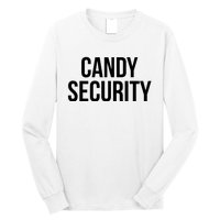 Candy Security Funny Halloween Costume For Parents Long Sleeve Shirt